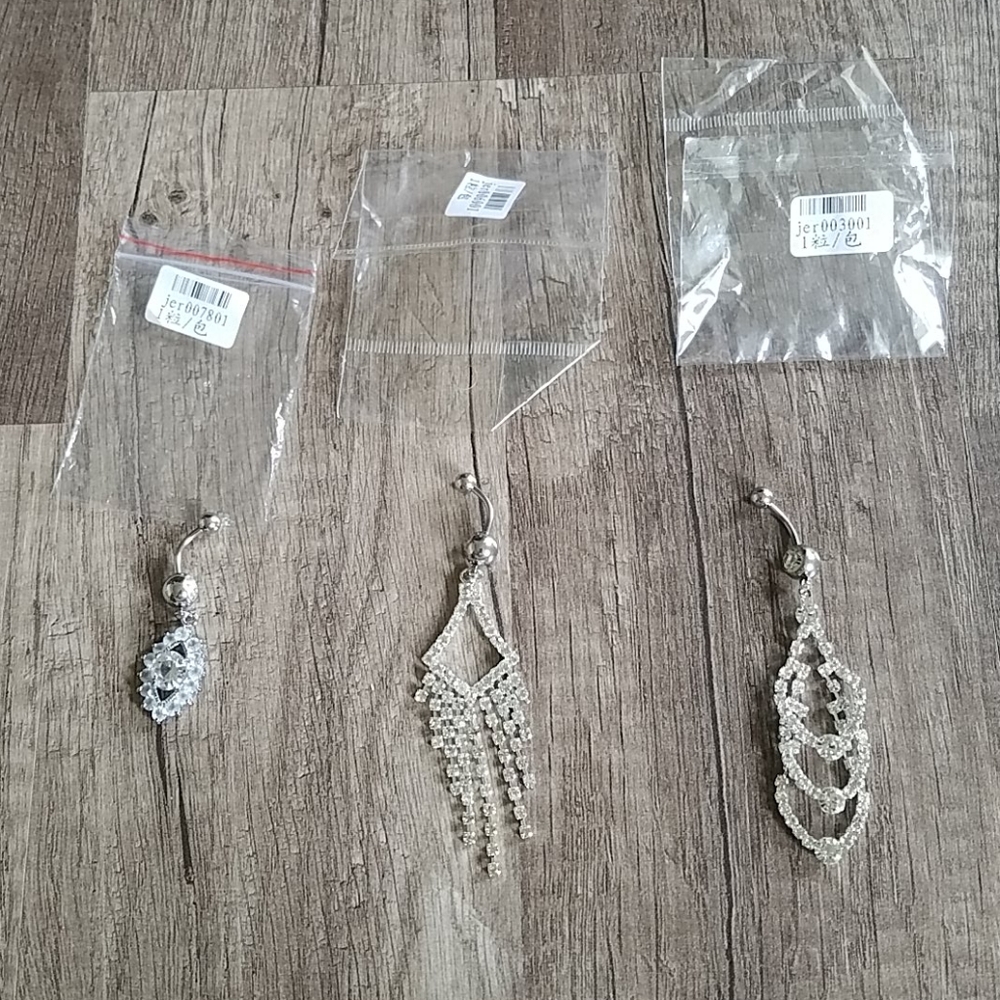 Belly Button Rings Bling Bling Elegant